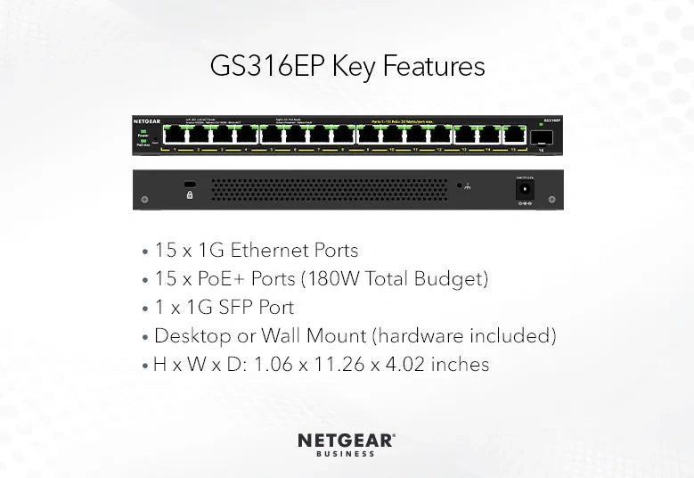 NETGEAR GS316EP