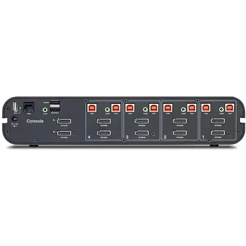 Belkin Universal 2nd Gen Secure KVM Switch, 4-Port Dual Head No CAC
