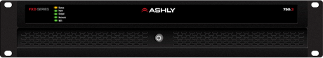 ASHLY FXD750.2 2-Ch Power Amp with DSP/Dante, 2 x 750W @ 2/4 Ohms, 375W @ 8 Ohms 1 x 1500W BR @ 70V, 2U Amplifiers Ashly
