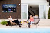Peerless-AV BWPTV554 outdoor TV lifestyle application with people