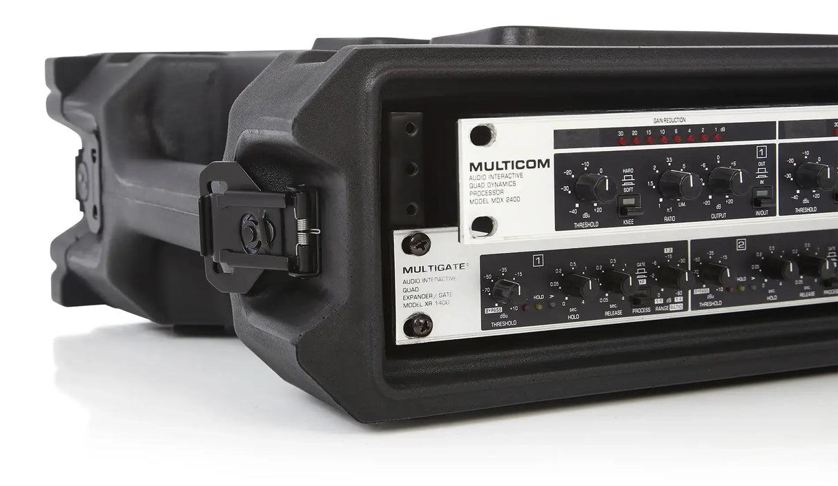 Gator G-PRO-2U-13 2RU, 13" Deep PE Molded Rack Case