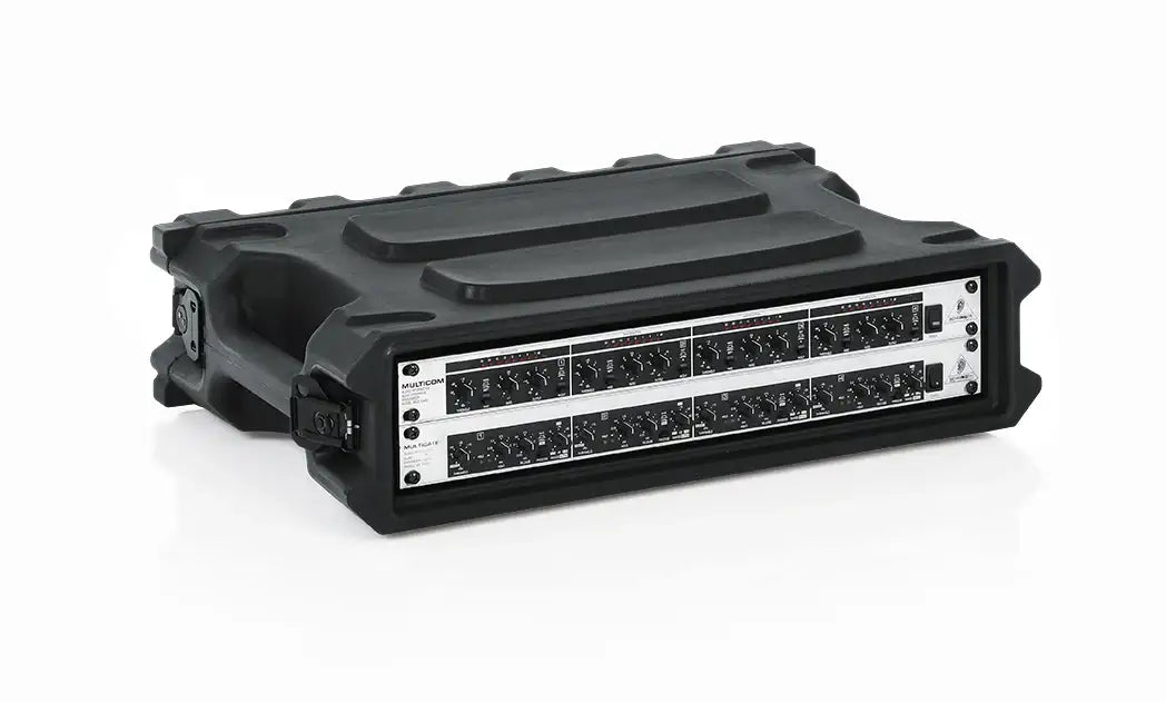 Gator G-PRO-2U-13 2RU, 13" Deep PE Molded Rack Case