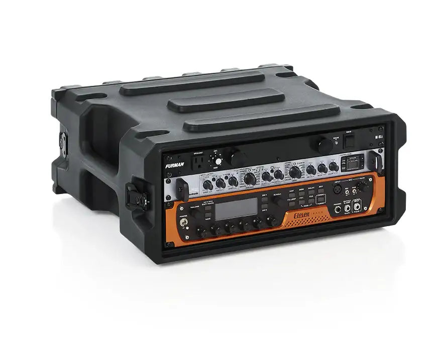 Gator G-PRO-4U-19 4RU, 19" Deep PE Molded Rack Case