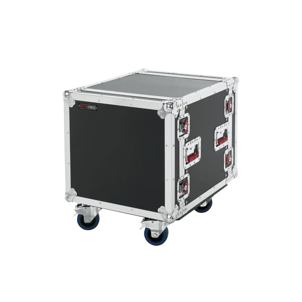 Gator G-TOUR 10U CAST 10RU, 17" Deep ATA Flight Rack Case with Casters
