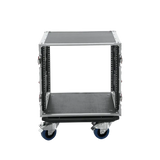 Gator G-TOUR 10U CAST 10RU, 17" Deep ATA Flight Rack Case with Casters