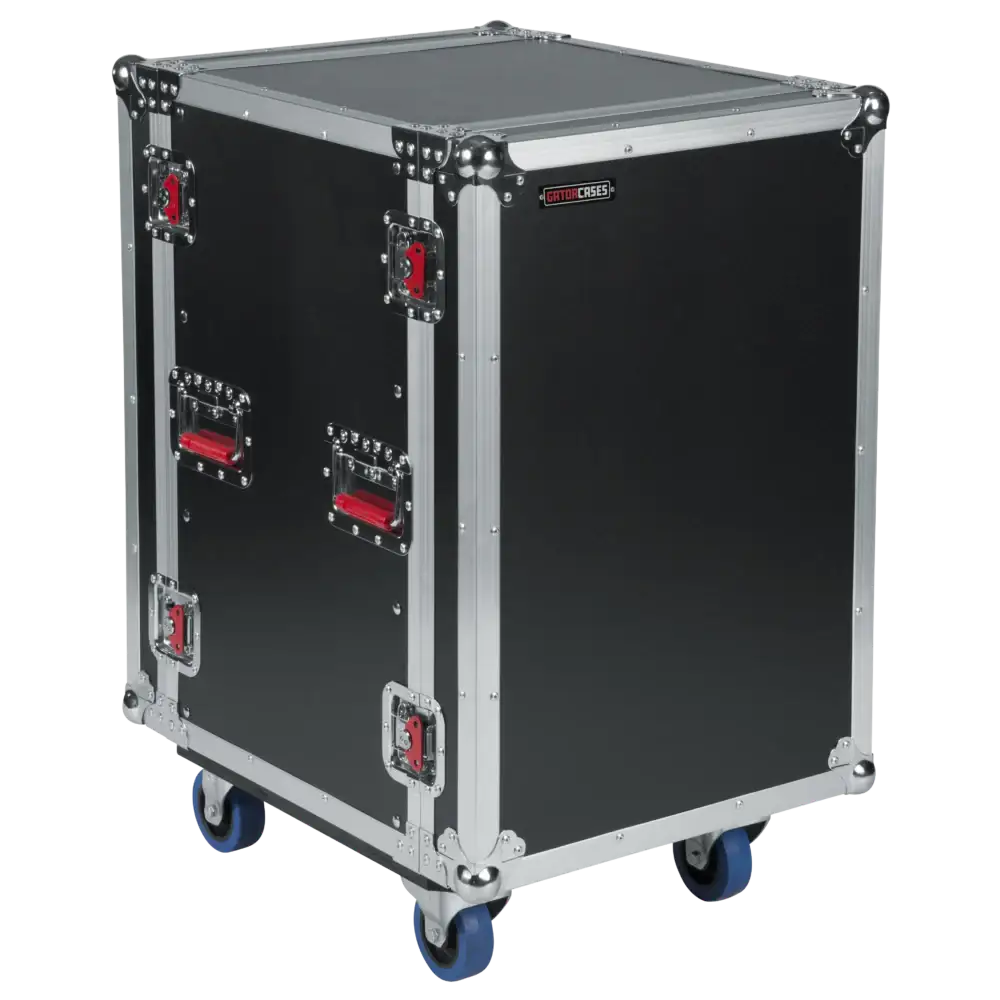 Gator G-TOUR 16U CAST 16RU ATA Flight Rack Case with Casters, 17" Deep