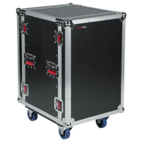 Gator G-TOUR 16U CAST 16RU ATA Flight Rack Case with Casters, 17" Deep