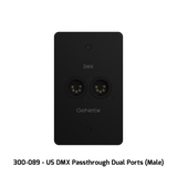 ChamSys GeNetix DMX Passthrough Wall Plates DMX Wall Plate ChamSys