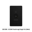 ChamSys GeNetix DMX Passthrough Wall Plates DMX Wall Plate ChamSys