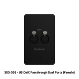 ChamSys GeNetix DMX Passthrough Wall Plates DMX Wall Plate ChamSys