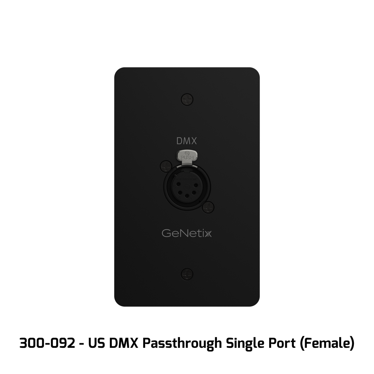ChamSys GeNetix DMX Passthrough Wall Plates DMX Wall Plate ChamSys