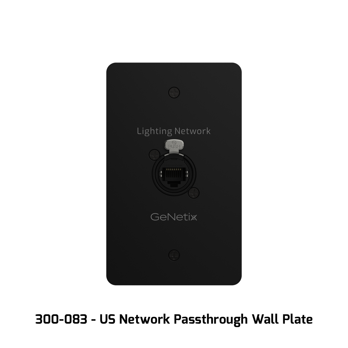 ChamSys GeNetix Network Passthrough Wall Plates Network Wall Plate ChamSys