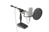 Gator Frameworks Kick Drum / Amplifier Compact Mic Stand with Single-Section Boom