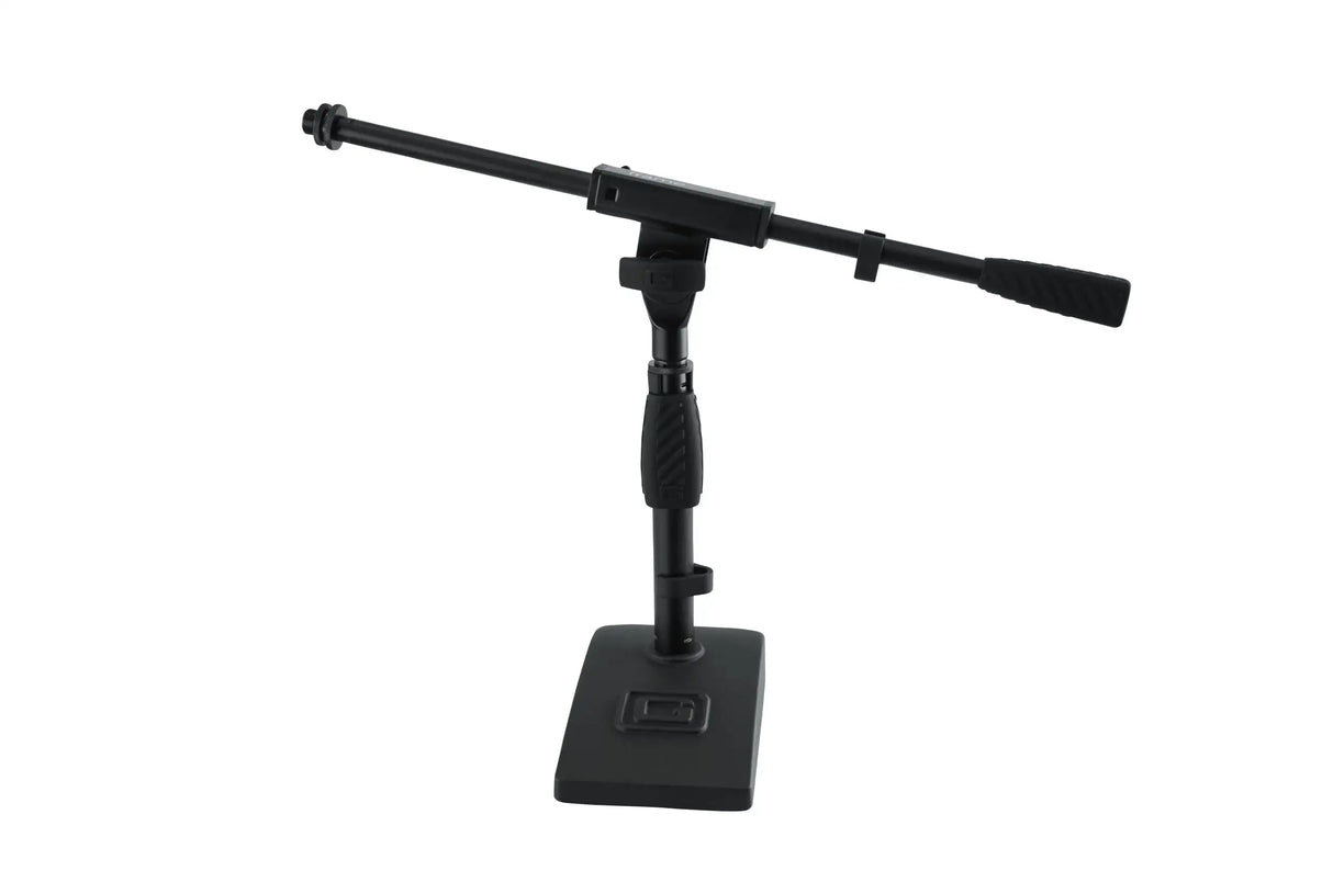 Gator Frameworks Kick Drum / Amplifier Compact Mic Stand with Single-Section Boom
