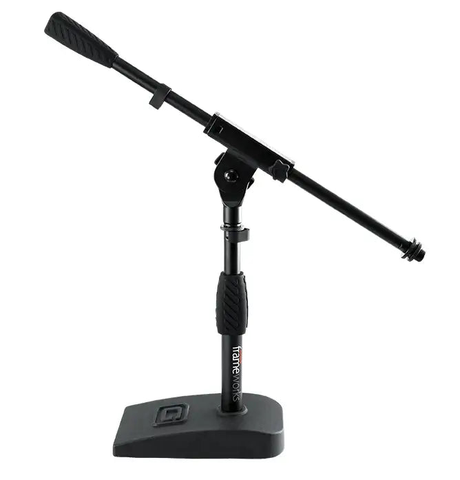 Gator Frameworks Kick Drum / Amplifier Compact Mic Stand with Single-Section Boom