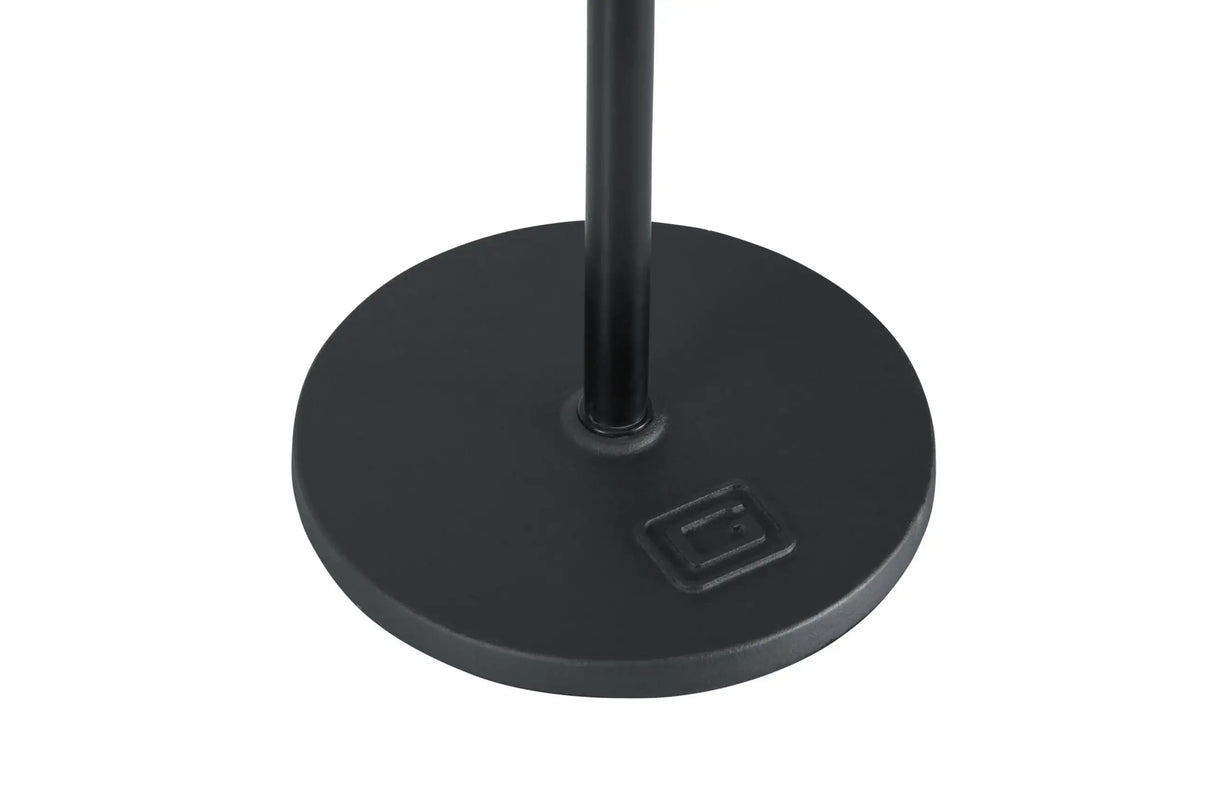 Gator GFW-MIC-1001 10" Round Base Microphone Stand with One-Handed Clutch