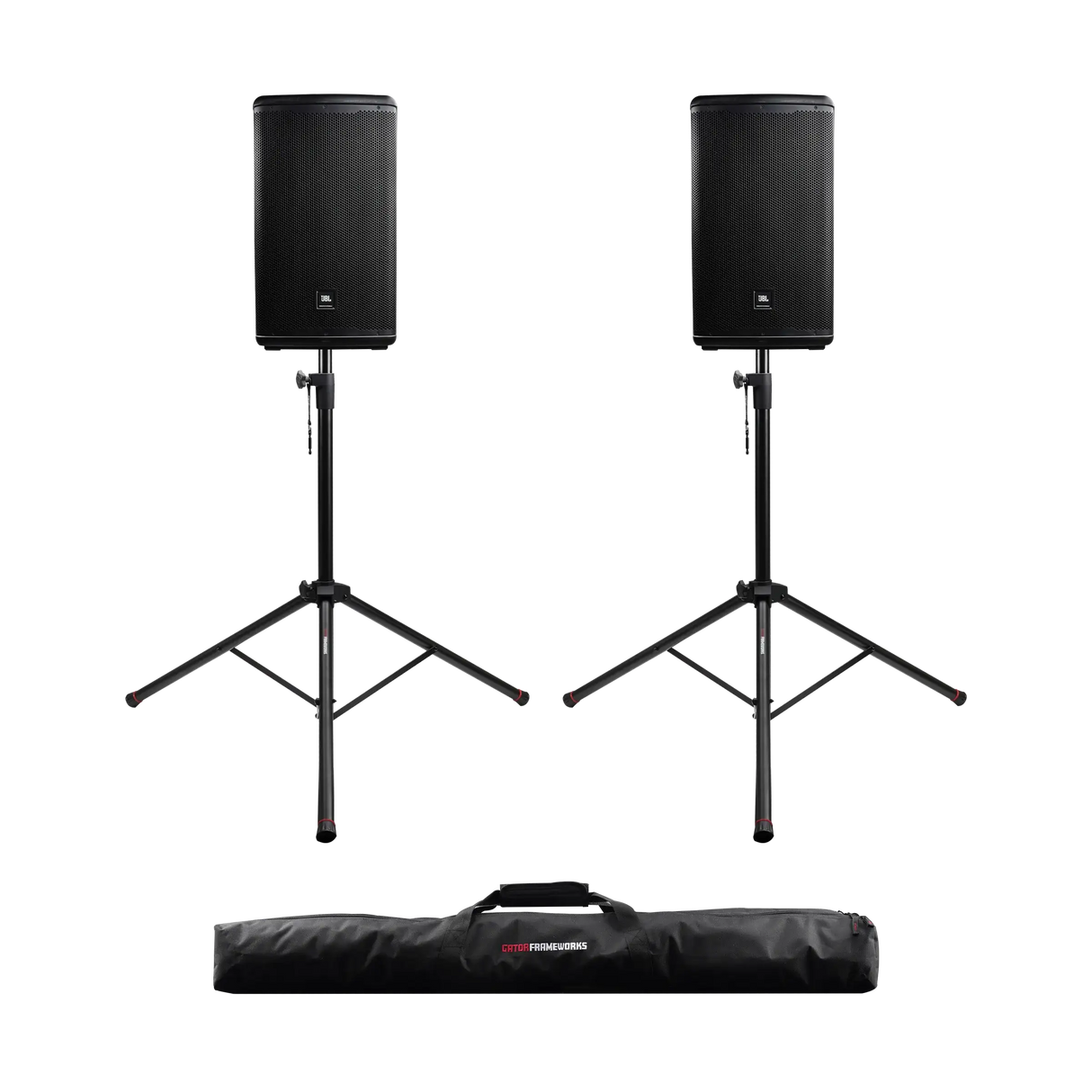 Gator GFW-SPK-2000SET 2x Speaker Stands with Carrying Bag