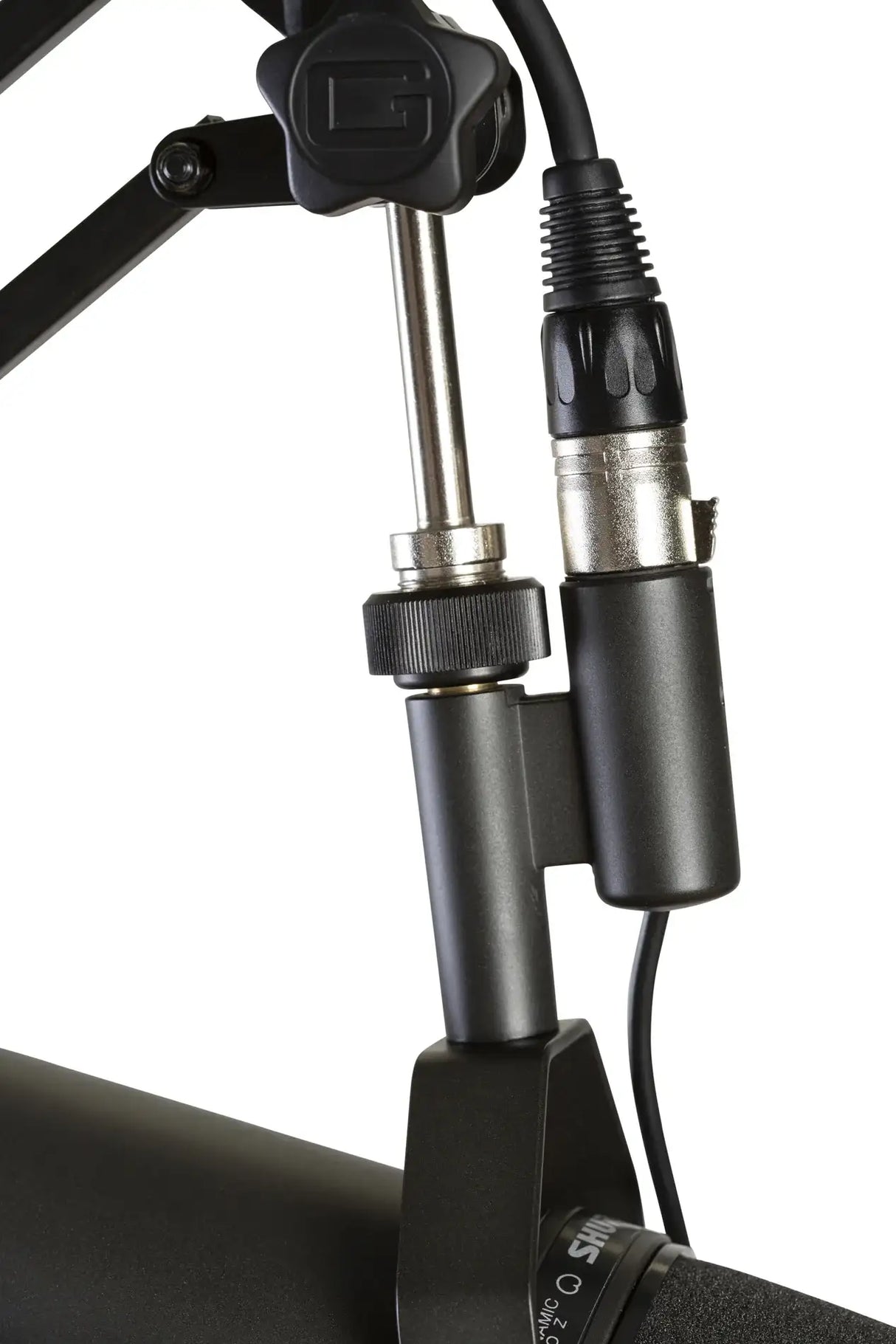 Gator GFWMICBCBM1000 Frameworks Desk-Mounted Broadcast/Podcast Boom Mic Stand