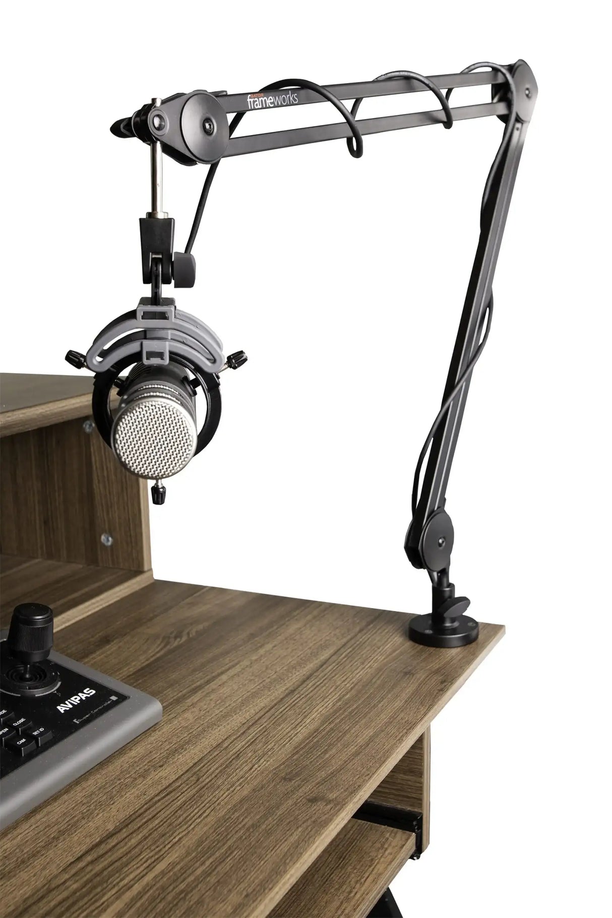 Gator GFWMICBCBM2000 Frameworks Desktop Mic Boom Stand