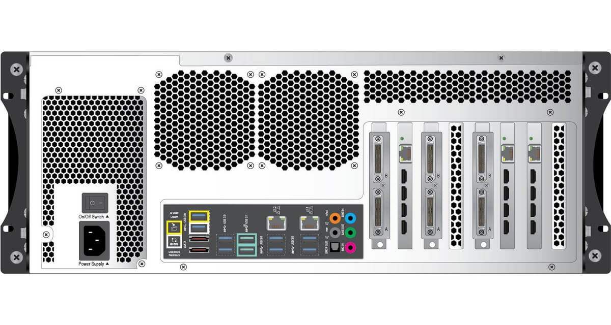 RGB Spectrum GO 28 Video Wall Display Processor IP Streaming Capabilities - 28 Outputs