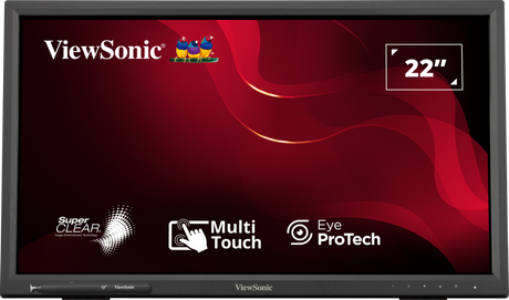 ViewSonic TD2223 – 22-Inch 10-Point IR Touch Display Touch Screen Monitors ViewSonic
