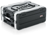 Gator GR-4S 4RU, 14.25" Deep Locking Rack Case with Front, Rear Rails