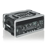 Gator GR-4S 4RU, 14.25" Deep Locking Rack Case with Front, Rear Rails