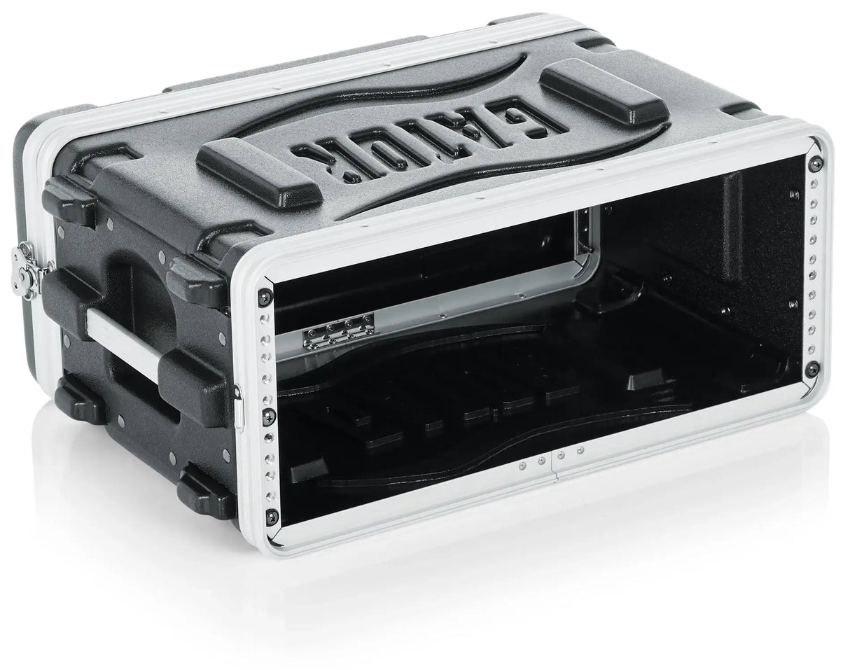 Gator GR-4S 4RU, 14.25" Deep Locking Rack Case with Front, Rear Rails