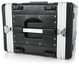 Gator GR-6S 6RU, 14.25" Deep Locking Rack Case with Front, Rear Rails