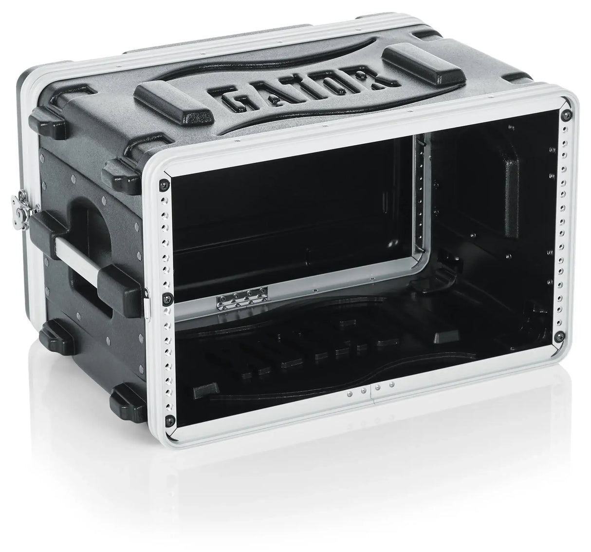 Gator GR-6S 6RU, 14.25" Deep Locking Rack Case with Front, Rear Rails