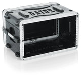 Gator GR-6S 6RU, 14.25" Deep Locking Rack Case with Front, Rear Rails