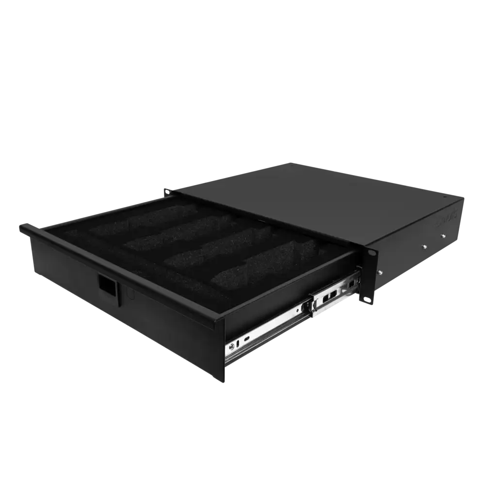 Gator GRW-DRWWRLSS Wireless Microphone Drawer; 2U