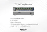 Netgear 8-Port Gigabit Ethernet Smart Switch with Cloud Management