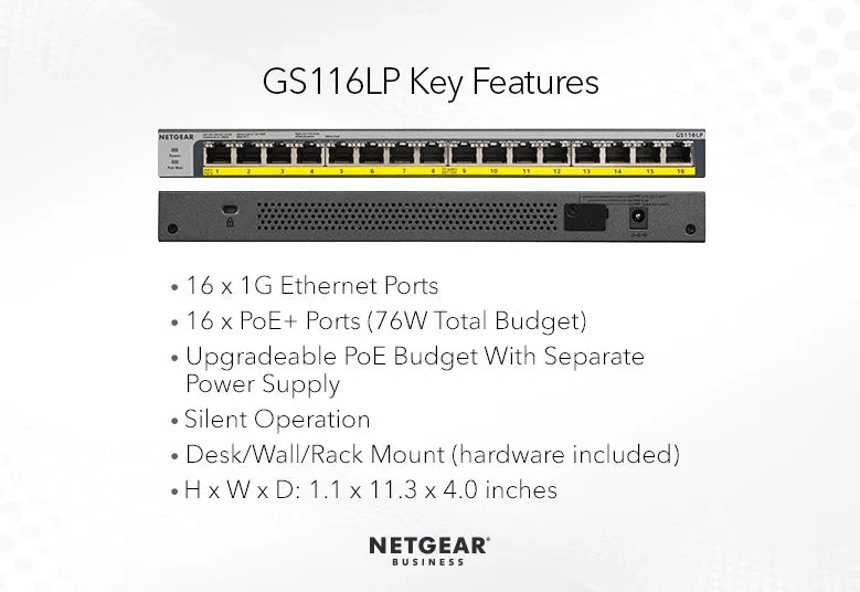 NETGEAR GS116LP