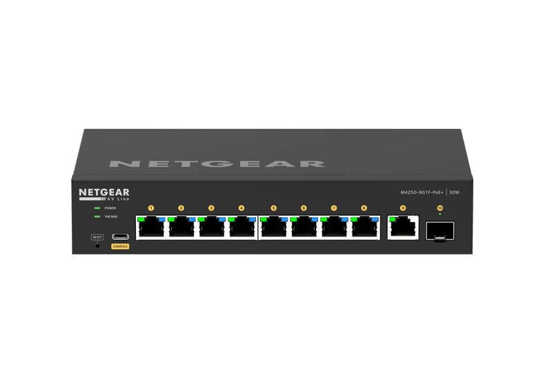 Netgear AV Line M4250 GSM4210PD-100NAS POE+ Ethernet Switch