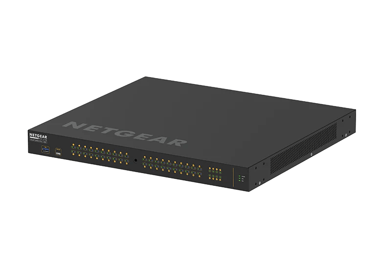 Netgear GSM4248P-100NAS Managed Ethernet Switch w- 48 Ports (40 x 10-100-1000BASE-T RJ45 and 8 x 1000BASE-X SFP)