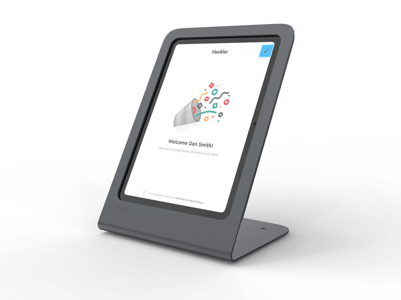 Heckler H759X-BG Portrait Stand for iPad 10th Generation