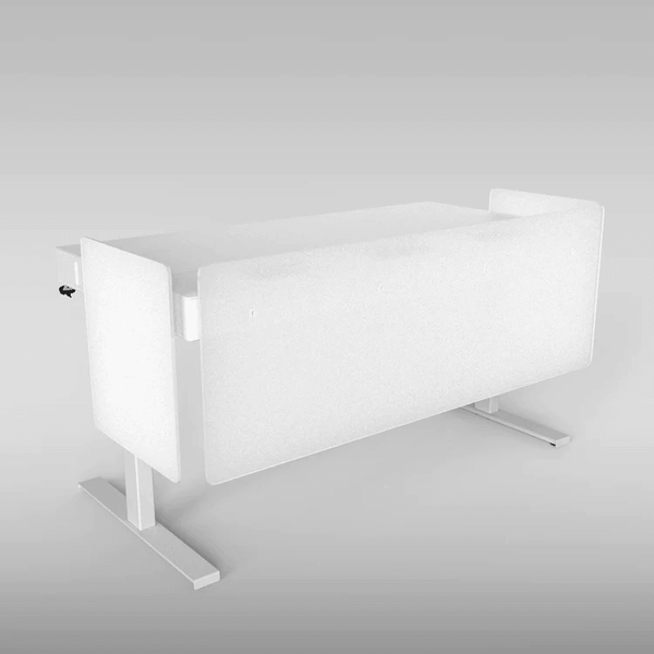 Heckler H901-FT 6U Modesty Panel Set - Frost Acrylic
