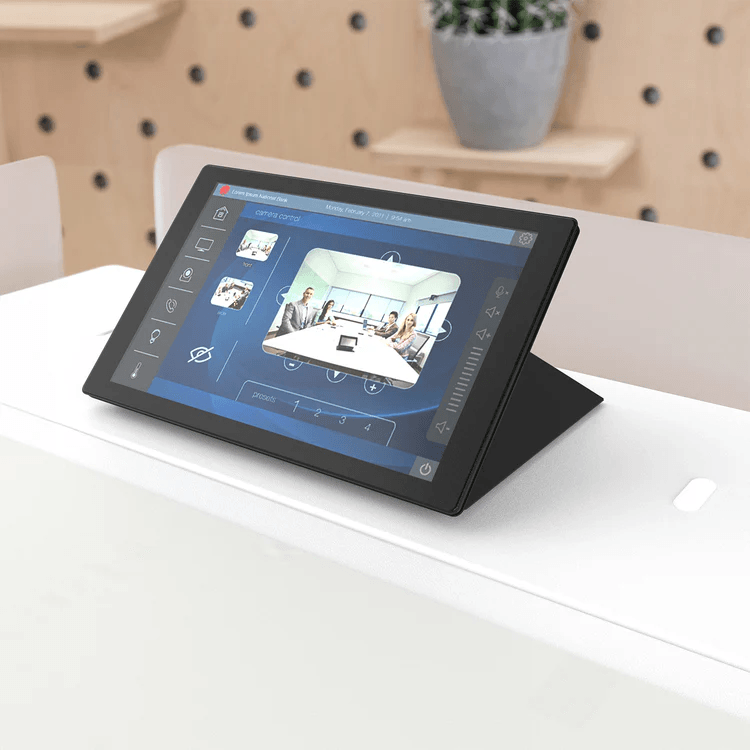 Heckler H928-BK Console Insert for Q-SYS-TSC-70-G3 and Q-SYS-TSC-101-G3