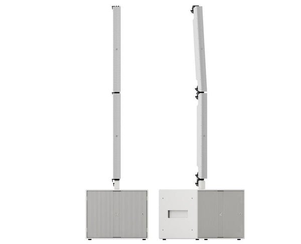 K-Array Pinnacle KR402W II Powered stereo system composed of 1 KS3 I + 1 KS3P I + 4 KP102 I + mounting hardware (White)