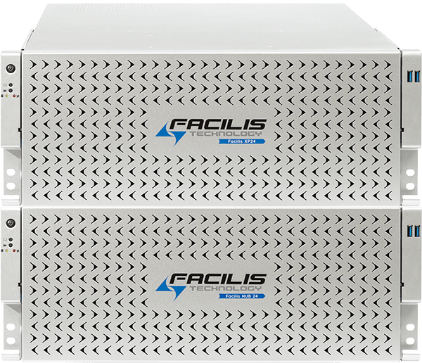 Facilis HUB 48 - 1056TB  System with Unlimited Seats of FastTracker, Avid and Adobe Project Sharing &amp; Web Console Management FTI-HUB48-1056