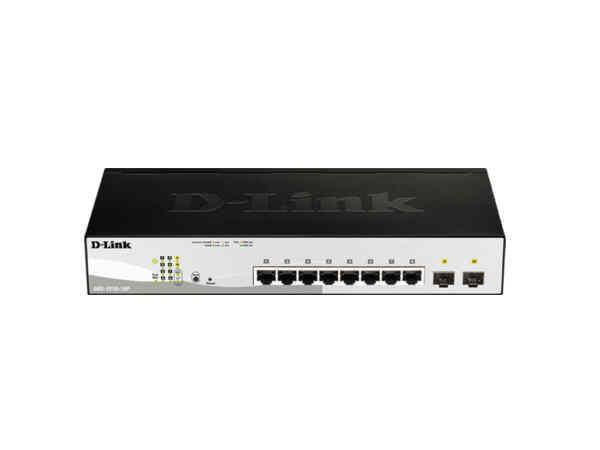 D-Link Web Smart DGS-1210-10P - switch - 10 ports - managed