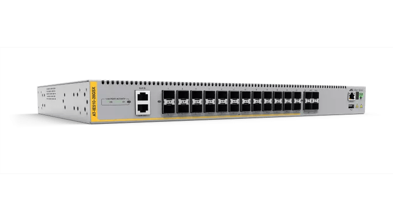 Allied Telesis AT-IE510-28GSX-80 24X 100/1000X SFP 4X 1000X/10G SFP+ INDUSTRIAL ETHERNET STACKABLE