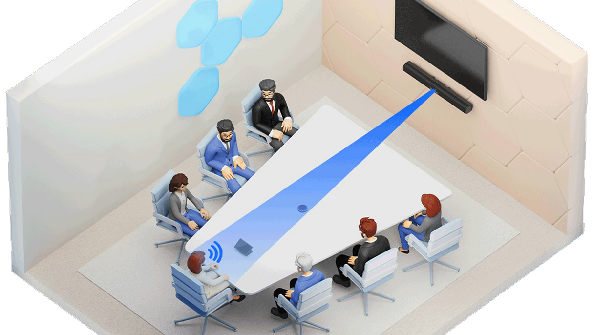 Q-SYS RoomSuite Collaboration Bar (RS-CB-MTRW-B) Collaboration Bar QSC