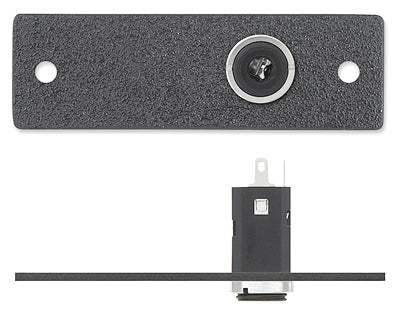 Extron IN9385 One 3.5 mm Stereo Mini Jack to Solder Tabs White with Silkscreen