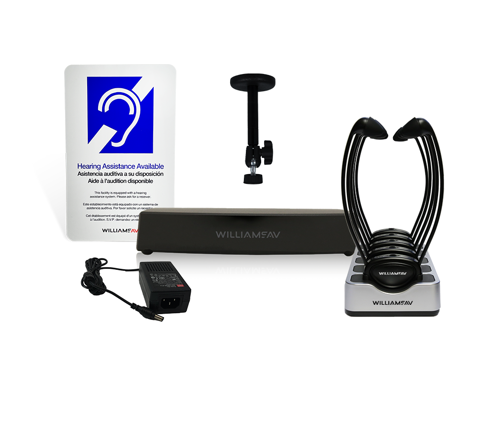 Williams AV IR SYS33-00 Infrared Assistive Listening System Stethoset