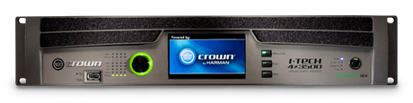 Crown I-Tech 4X3500HD – 4-Channel 4000W DSP Power Amplifier (Binding Post) Power Amplifiers Crown