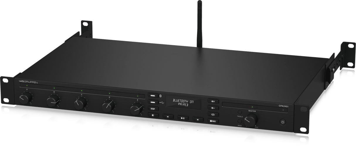 Lab Gruppen CPA2401 240W Commercial Mixer Amplifier with 5 Inputs, Bluetooth