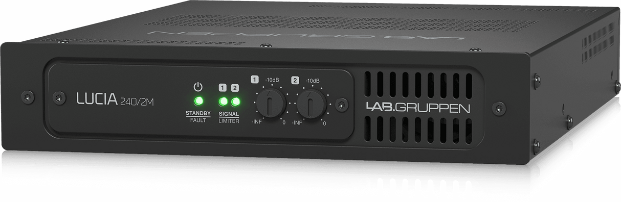 Lab Gruppen LUCIA 240/2M Compact Matrix Amplifier for Installations (2 x 120W) - LUCIA240/2M