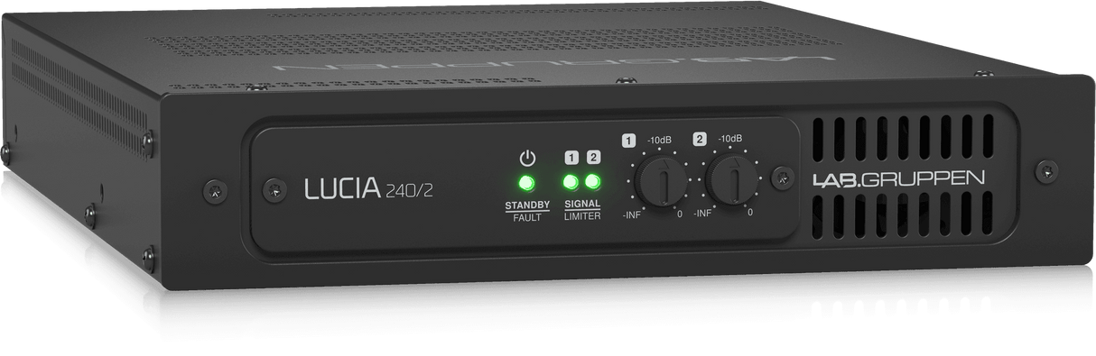 Lab Gruppen LUCIA 240/2 Compact Amplifier for Installations (2 x 120W) - LUCIA240/2